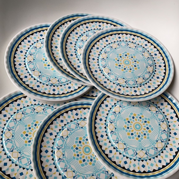 Other - 💗 EUC 12 mosaic-themed serving plates